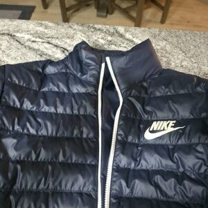Nike Navy Puffer Jacket